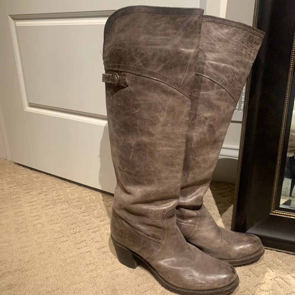 Frye Leather Riding Boots - Picture 2 of 8